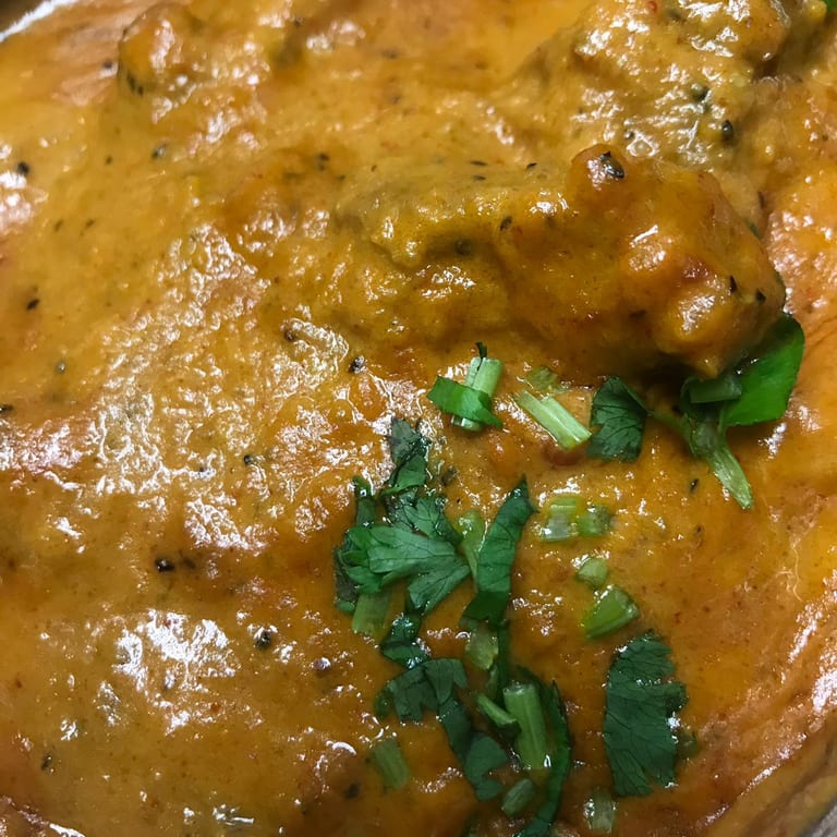 Delicious Garlic Naan and Indian Cuisine