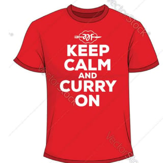 Keep Calm and Curry On -T- Shirt